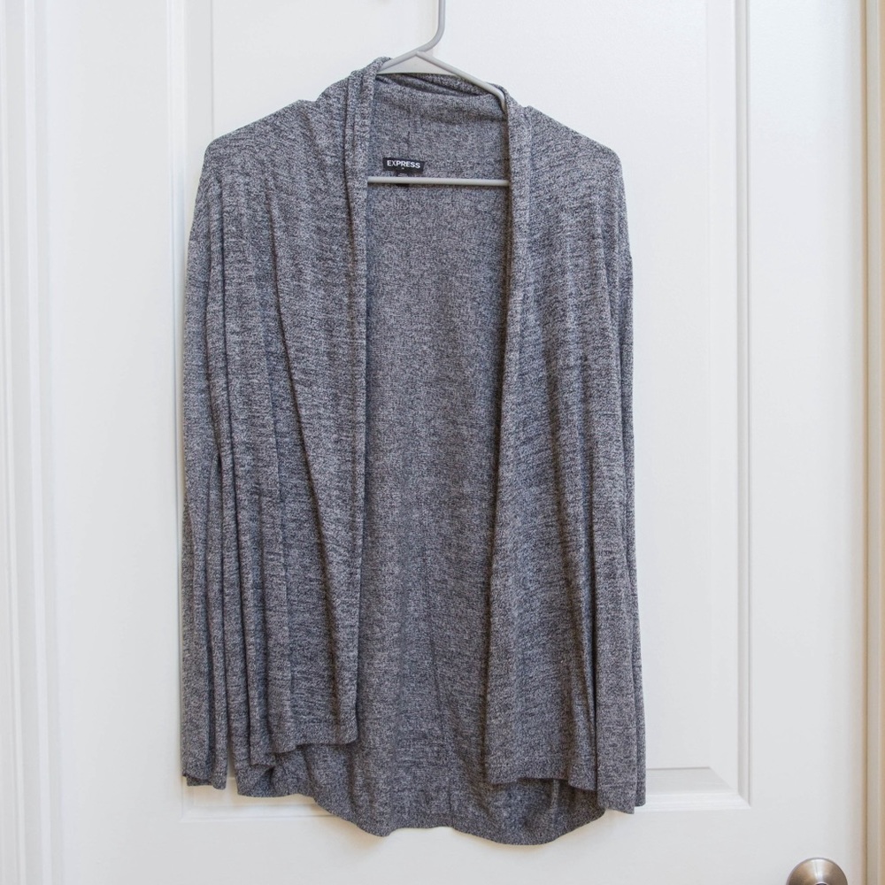Grey express cardigan